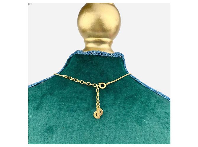 Collana Cubica Logo Circle CD di CHRISTIAN DIOR D'oro - vista 3