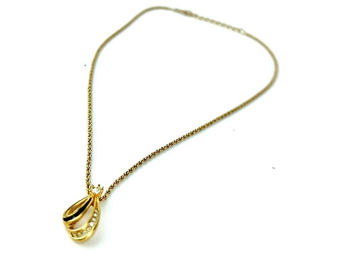 Collar de Péndulo de Doble Línea CHRISTIAN Dior Dorado - vista 4