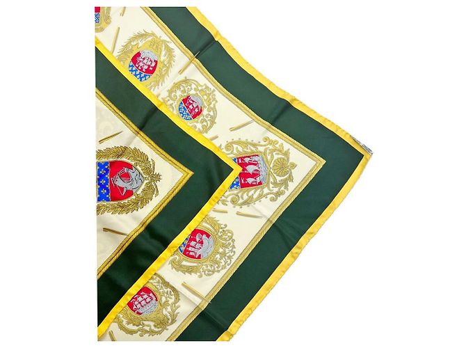 Hermès Bufanda verde LES ARME DE PARIS - vista 4