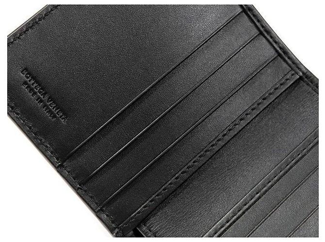 Bottega Veneta Portafoglio VN Intrecciato Nero - vista 4