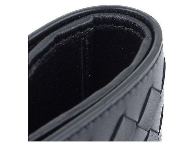 Bottega Veneta Portafoglio VN Intrecciato Nero - vista 7