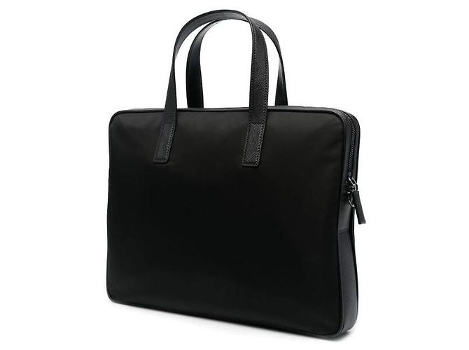 Prada Malette en cuir nylon Noir - vue 5
