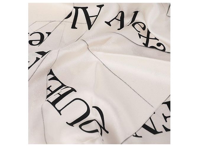 Alexander Mcqueen Cachecol Branco - vista 6