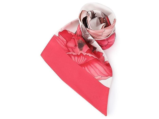 Salvatore Ferragamo Seidenschal mit Mohnblumenmuster - Ansicht 3