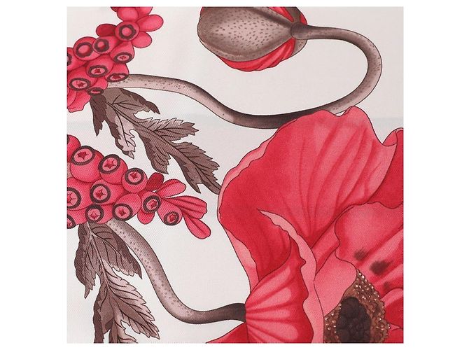 Salvatore Ferragamo Seidenschal mit Mohnblumenmuster - Ansicht 6