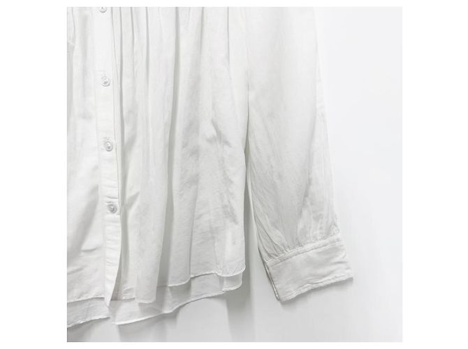 Isabel Marant Plalia Baumwollbluse Weiß - Ansicht 15