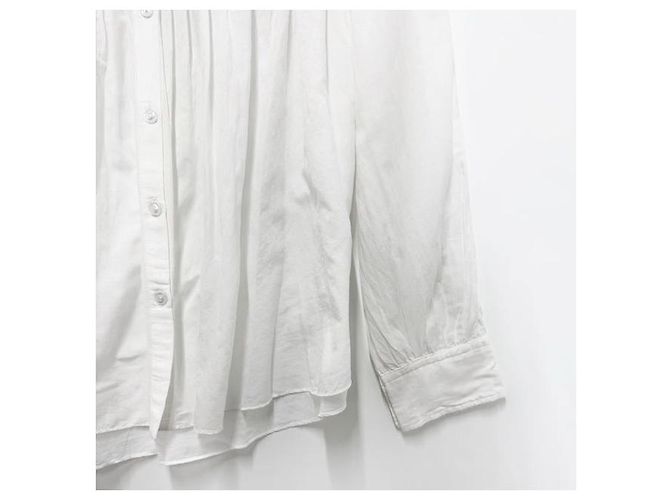 Isabel Marant Plalia Baumwollbluse Weiß - Ansicht 5