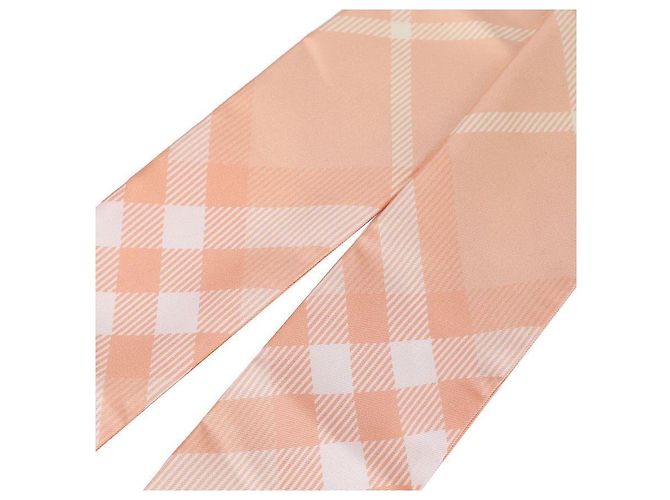 Burberry Schlanke Karosilk-Schal Orange - Ansicht 6