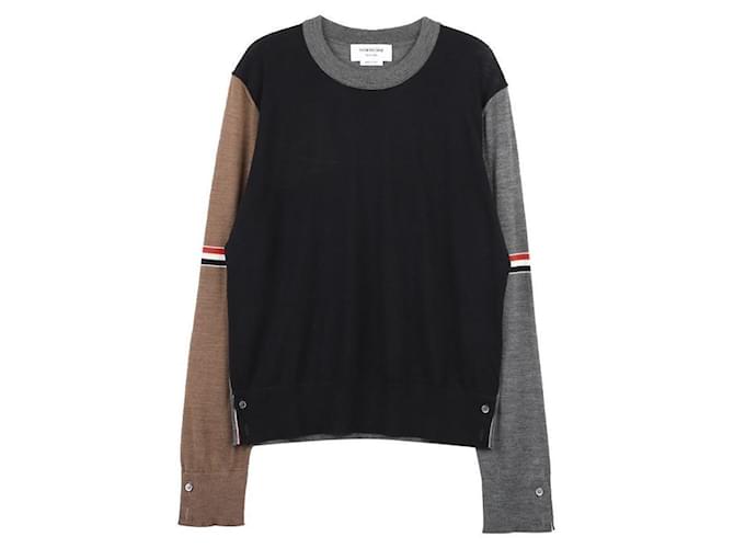 Thom Browne Pull Bleu - vue 3