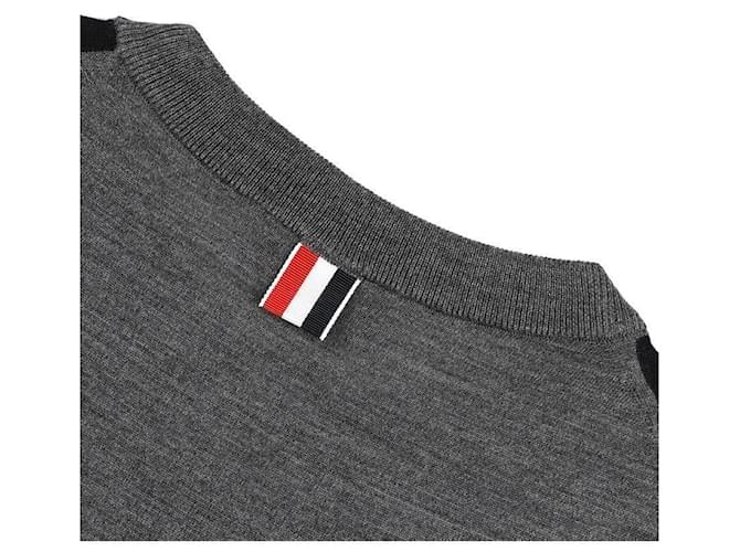 Thom Browne Pull Bleu - vue 9