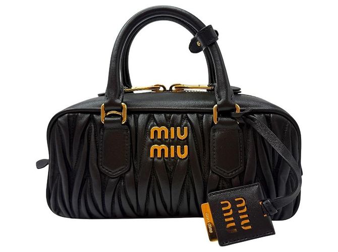 Miu Miu Borsa Tote Arcadia Nera Nero - vista 2
