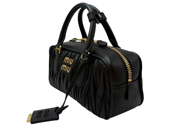 Miu Miu Borsa Tote Arcadia Nera Nero - vista 3