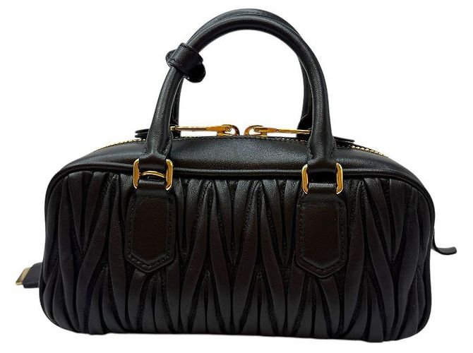 Miu Miu Borsa Tote Arcadia Nera Nero - vista 4