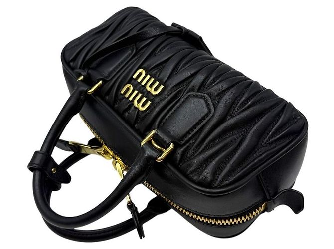 Miu Miu Borsa Tote Arcadia Nera Nero - vista 6