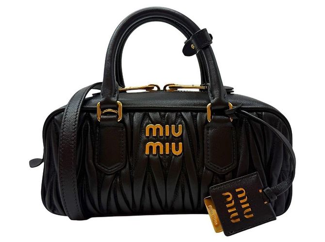 Miu Miu Borsa Tote Arcadia Nera Nero - vista 8