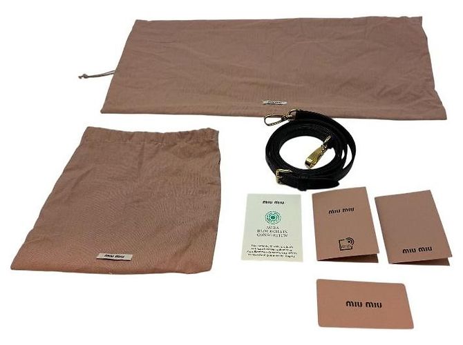 Miu Miu Borsa Tote Arcadia Nera Nero - vista 9