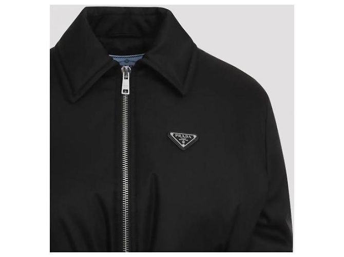 Prada Jaqueta de nylon com enchimento de plumas Preto - vista 7