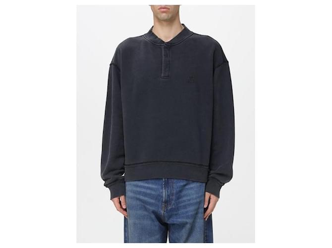 Isabel Marant Henley-Hals Sweatshirt Schwarz - Ansicht 4