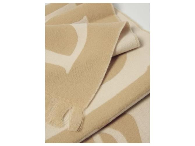 Burberry Sciarpa in lana con logo Marrone - vista 6