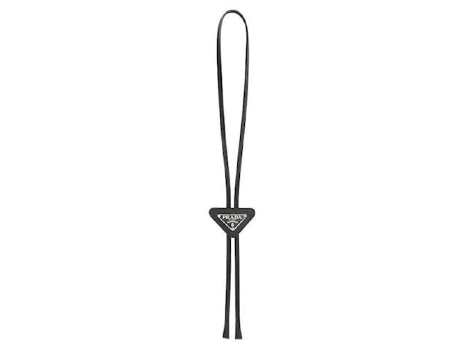 Prada Saffiano Logo Fliege Schwarz - Ansicht 4