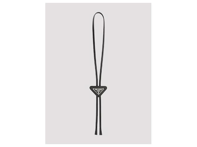 Prada Saffiano Logo Fliege Schwarz - Ansicht 6