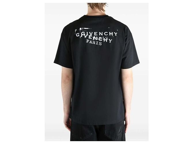 Givenchy T-shirt en coton avec imprimé logo estampé - vue 5