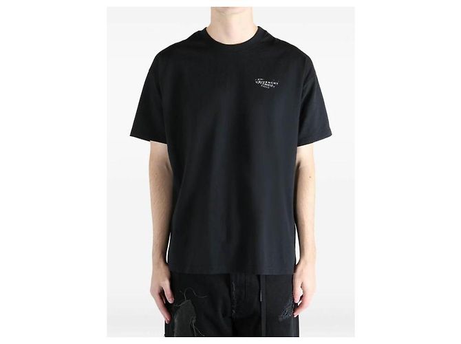 Givenchy T-shirt en coton avec imprimé logo estampé - vue 6
