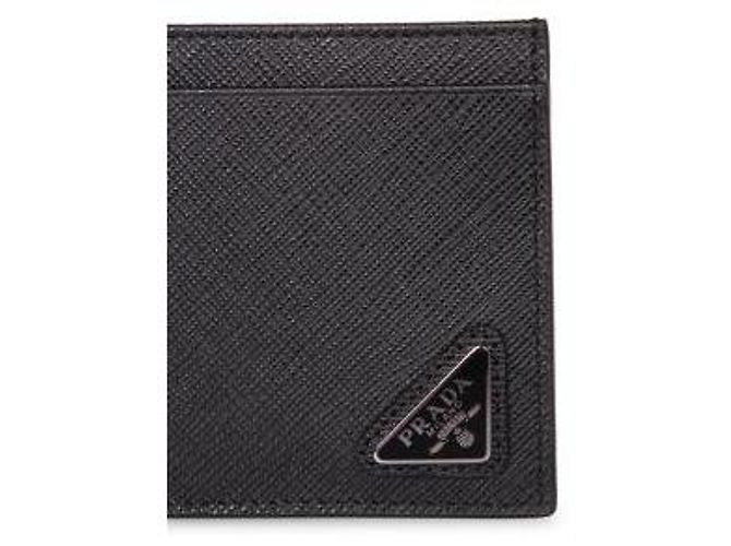 Prada Leather Card Wallet QHH - view 6