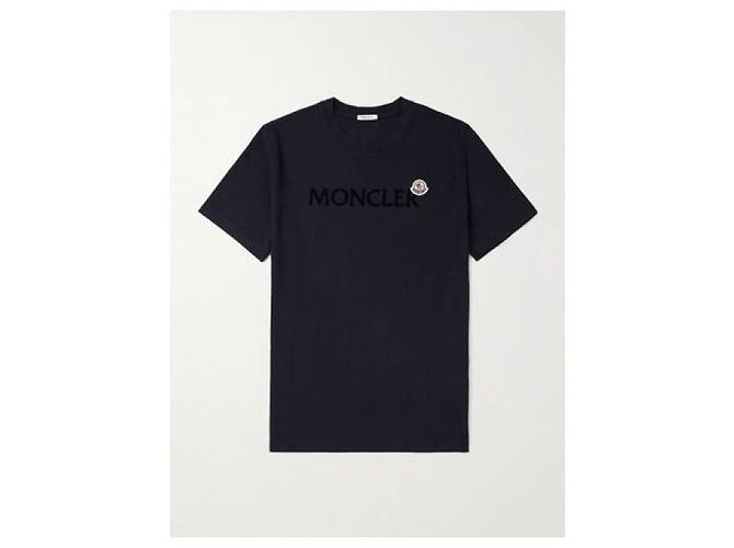 Moncler T-shirt in cotone Blu - vista 4