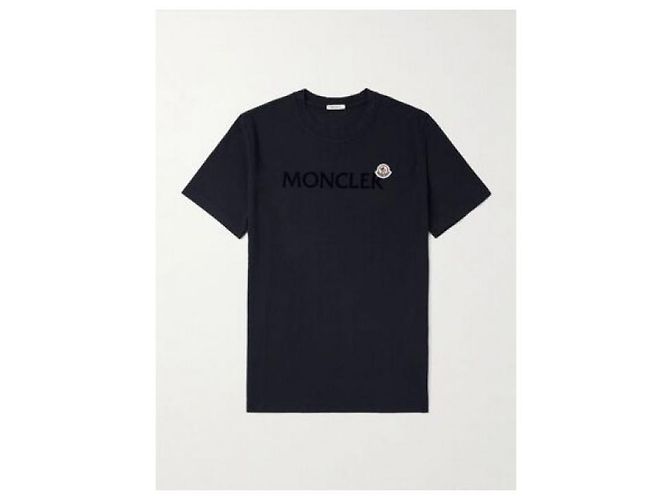 Moncler T-shirt in cotone Blu - vista 5