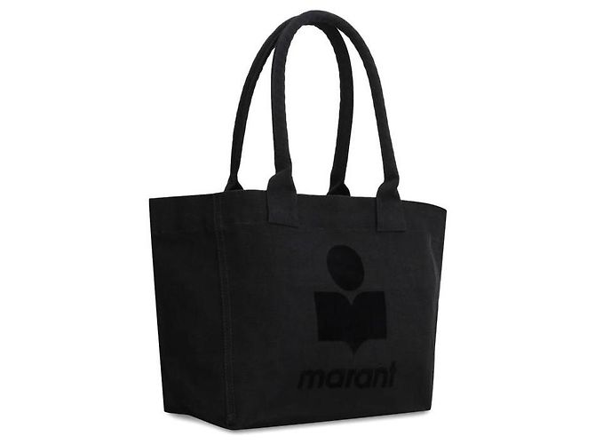 Isabel Marant Borsa tote Jeep Logo Nero - vista 7
