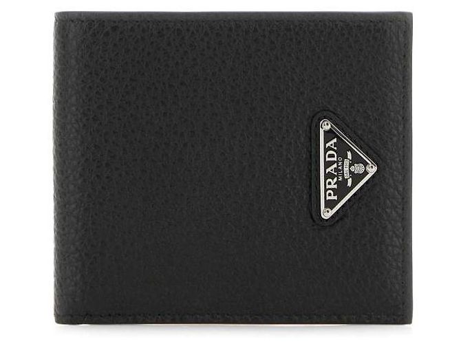 Prada Portafoglio per monete in pelle Nero - vista 4