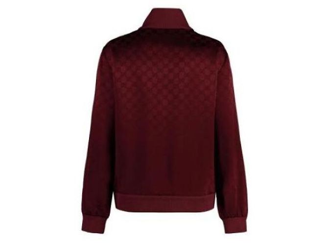 Gucci Jacquard-Zip-Jacke XJGSE Rot - Ansicht 5