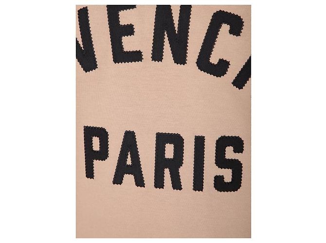 Givenchy Besticktes Baumwoll-T-Shirt Beige Schwarz Braun - Ansicht 6