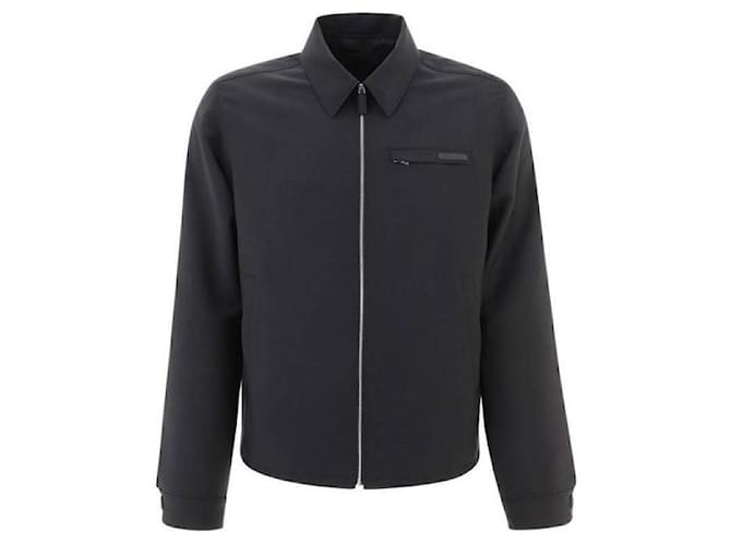 Prada Giacca in mohair Nero - vista 4