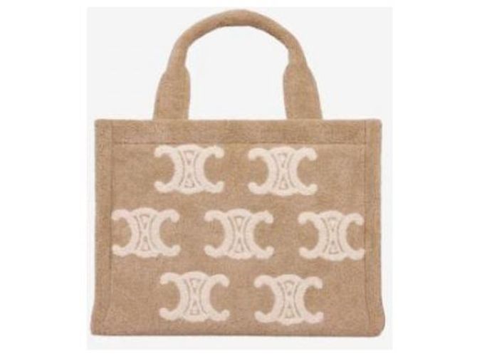 Céline Kleiner Cabas aus Textil mit Triomphe Überall Braun - Ansicht 4