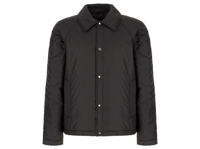Fendi GABARDINE BOMBERJACKE AVIR Schwarz - Ansicht 4