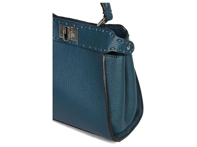 Fendi Peekaboo Mini Tasche ARBB Blau - Ansicht 7