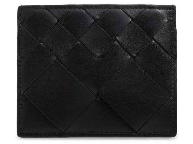 Bottega Veneta Tarjetero Intrecciato Negro - vista 4