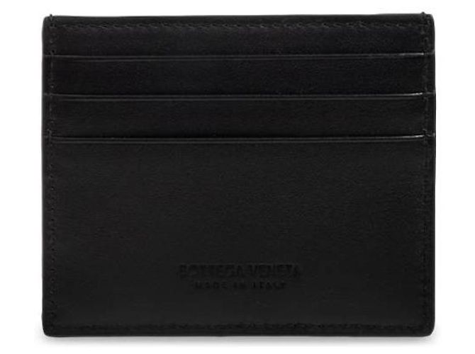 Bottega Veneta Tarjetero Intrecciato Negro - vista 5