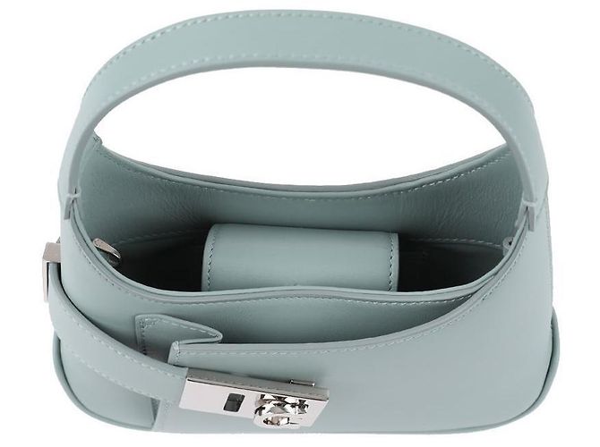 Salvatore Ferragamo Borsa Hobo a tracolla Verde - vista 7