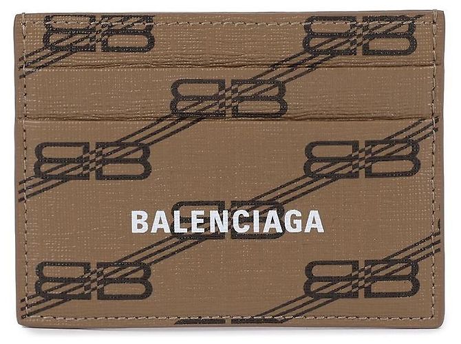 Balenciaga Monogram Cardholder Brown - view 3