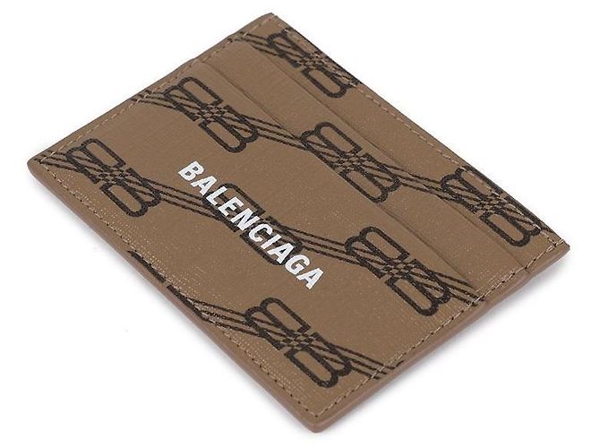 Balenciaga Monogram Cardholder Brown - view 6