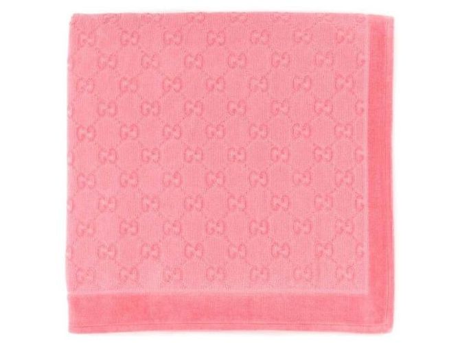 Gucci Toalla de Playa de Jacquard de Terry Rosa - vista 4