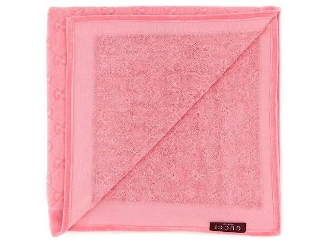 Gucci Toalla de Playa de Jacquard de Terry Rosa - vista 5