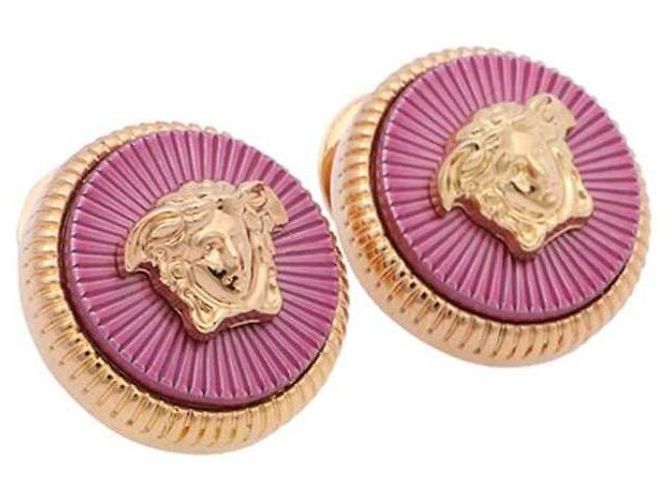 Versace Pendientes Medusa Big Stud Rosa - vista 5