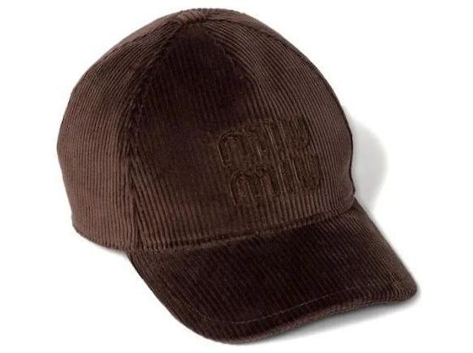 Miu Miu Cappellino da baseball in velluto Nero - vista 8