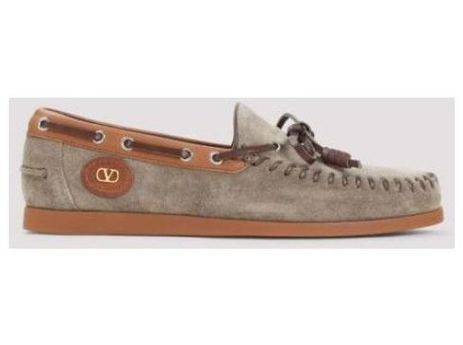 Valentino Scarpe da barca in pelle Crust BTL AMV - vista 5