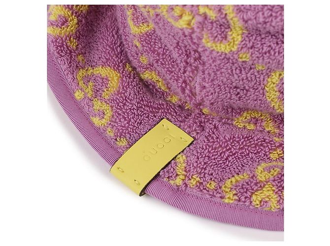 Gucci Cappello bucket in jacquard Porpora - vista 6
