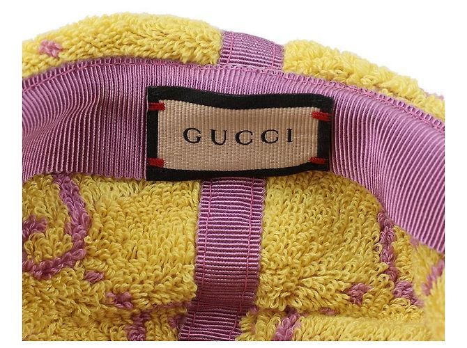 Gucci Cappello bucket in jacquard Porpora - vista 7